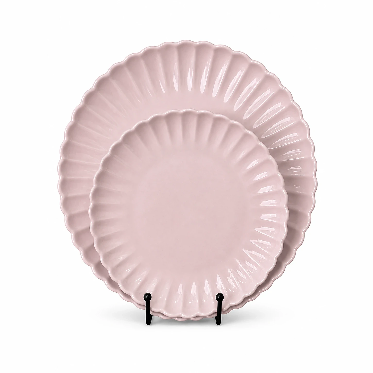 Plato concha trinche Rosa — Majov Eventos Mazatlán
