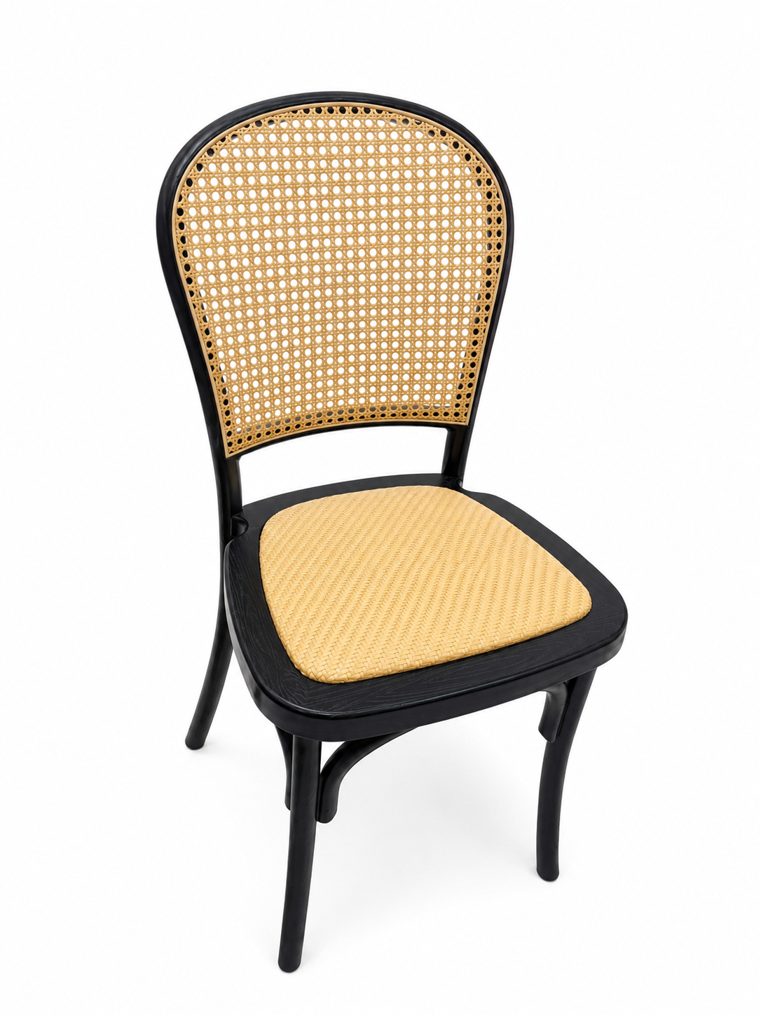 Silla bejuco NEGRA — Majov Eventos Mazatlán