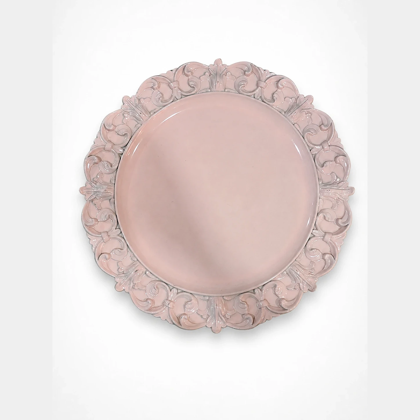 Plato Rococó Blush — Majov Eventos Mazatlán