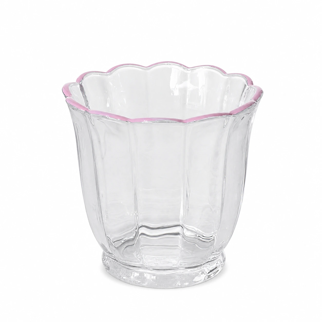 Vaso Pétalo Rosa — Majov Eventos Mazatlán