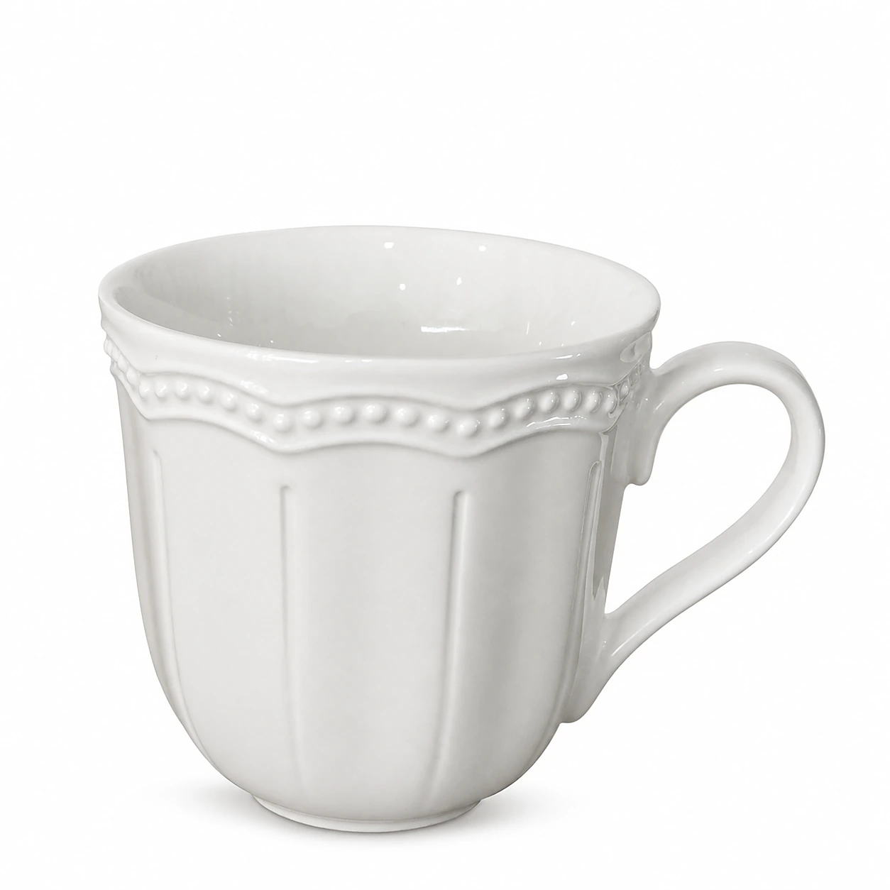 Taza Perla Blanca — Majov Eventos Mazatlán